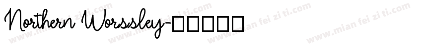 Northern Worssley字体转换